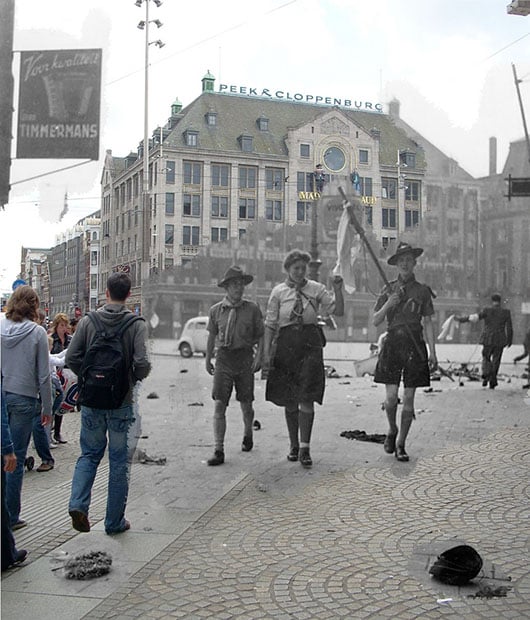 Amsterdam Then and Now by Jo Teeuwisse ghosts5