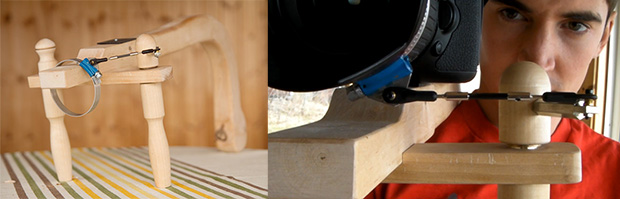 Homemade Wooden DSLR Shoulder Rig shoulderrig