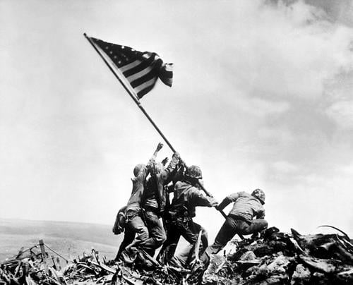 Famous Photos Redone with LEGO flagraising