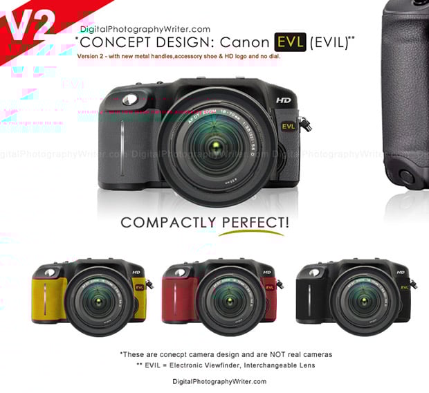 canonevilconcept Imagining What a Canon EVIL Camera Might Look Like canonevilconcept