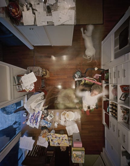 Photographs of Living Spaces Shot with a Ceiling Mounted Pinhole Camera fly2