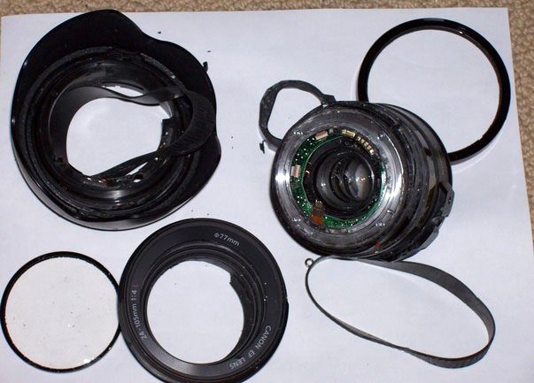 Canon 24 105mm Lens Falls From Sky and Tears Gaping Hole in Roof fallssky mini