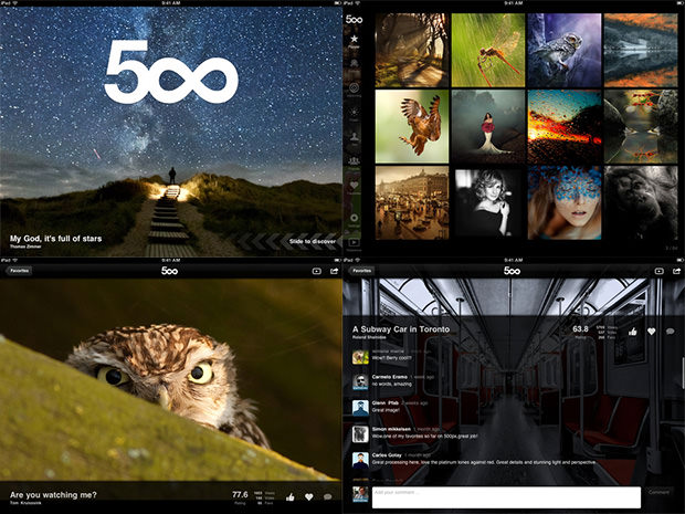 500pxapp_mini 500px Launches Slick New iPad App, Seeing Incredible Growth 500pxapp mini