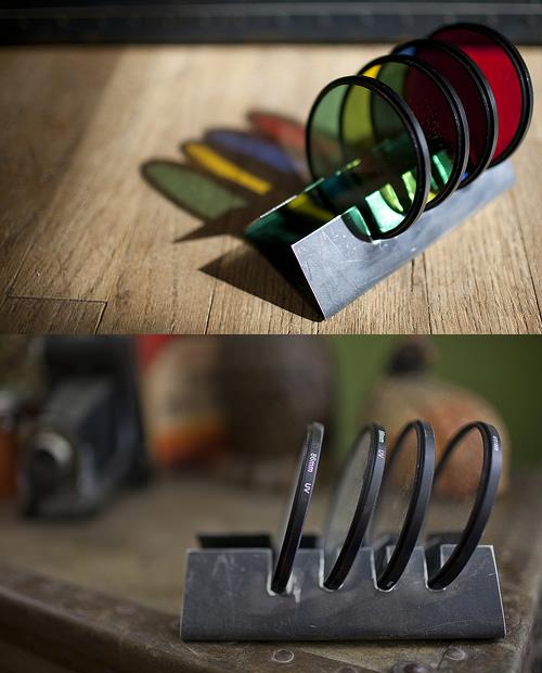 filtercoasters_mini Lens Filter Beverage Coasters filtercoasters mini