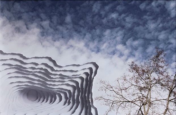 Abstract Images Created by Tearing and Layering Photographs torn2 mini