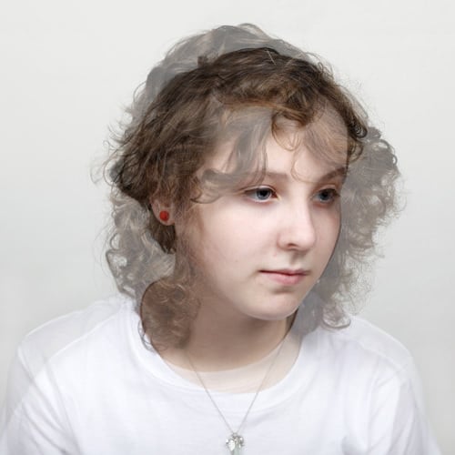 Double Identity: Stacked Photographs of Identical Twins 