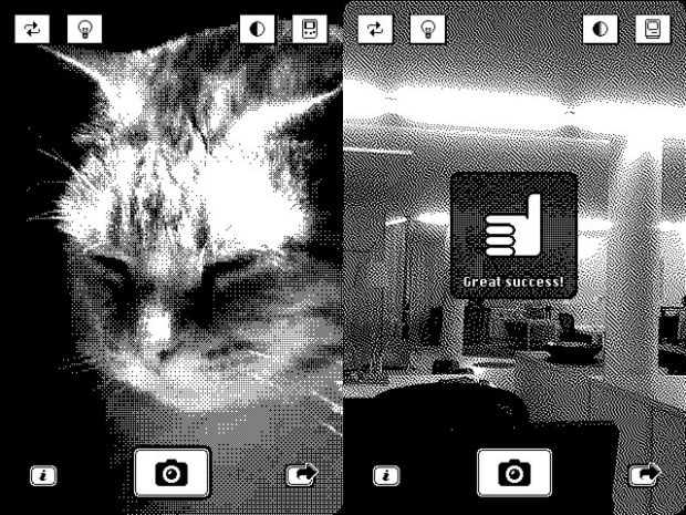 1 Bit Camera App Harkens Back to the Old Nintendo Gameboy Camera onebit 2 mini