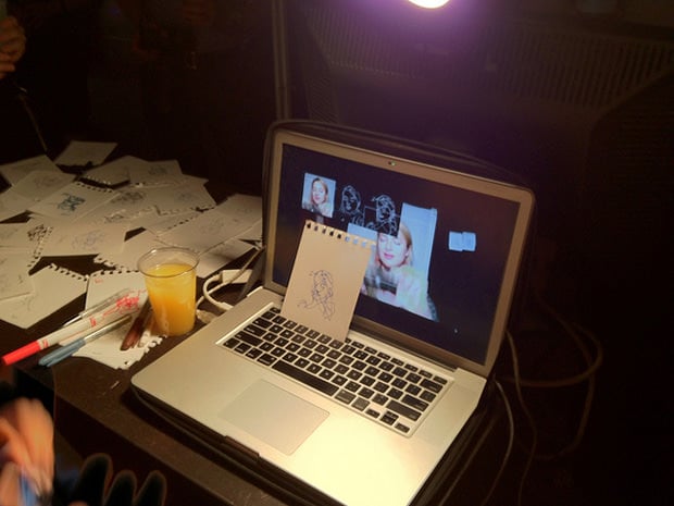 Self Portrait Machine Turns Your Hand Into a Photo Printer sketch1 mini