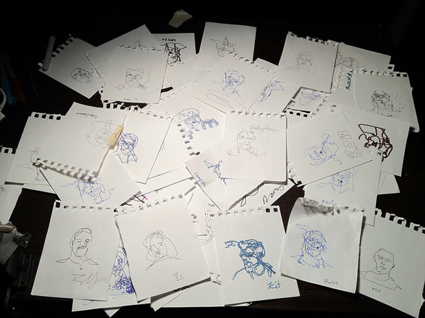 Self Portrait Machine Turns Your Hand Into a Photo Printer sketch5 mini