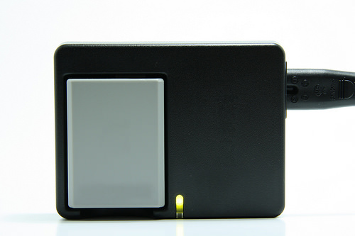 Camera battery charger