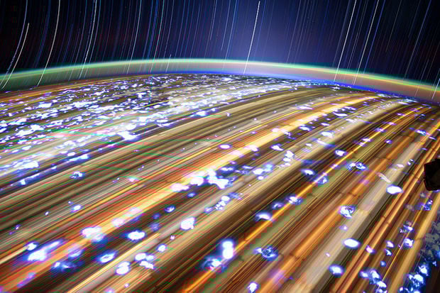 iss1_mini Incredible Long Exposure Photographs Shot from Orbit iss1 mini