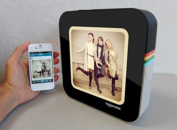 instacube1_mini Instacube is a Fancy Digital Picture Frame for Sharing Instagram Photos instacube1 mini