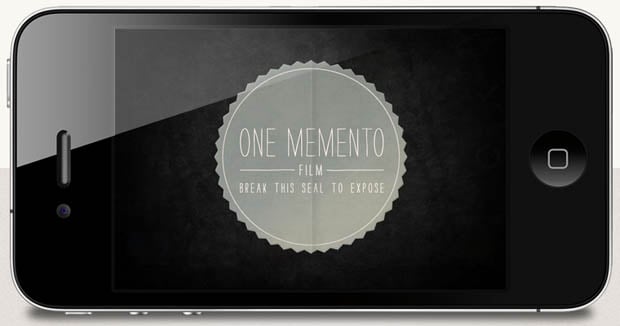 onemomento1 One Memento: A Camera App That Can Only Shoot a Single Photograph. Ever. onemomento1