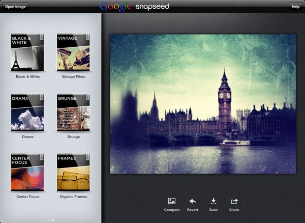 snapseed Google Snaps Up Snapseed, Now Ready to Battle Facebooks Instagram snapseed