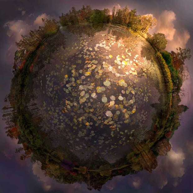 Jaw Dropping Little Planet Photos That Span the Four Seasons autumn hang zhou