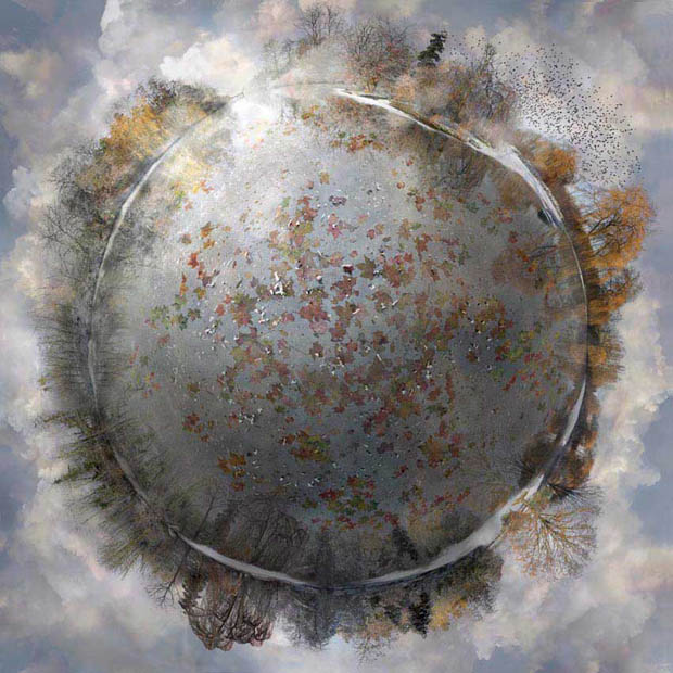 Jaw Dropping Little Planet Photos That Span the Four Seasons ghent winter