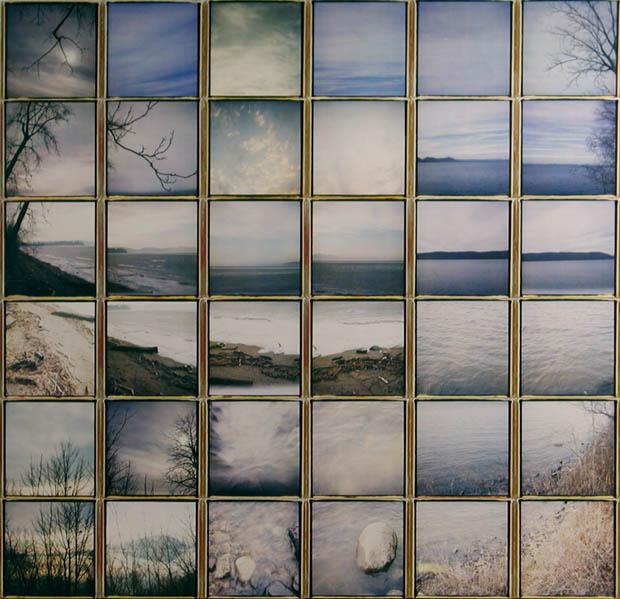 Surreal Composites Created by Arranging Individual Instant Photos hudson river