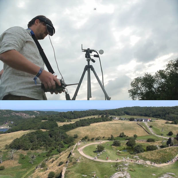 view Camera Equipped Copter Beams FPV to Goggles for Beautiful Aerial Imagery view