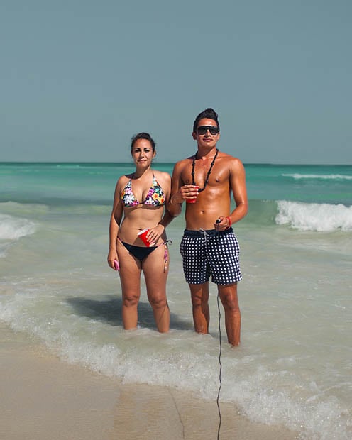 Photos of Strangers on a Beach, Captured by the Subjects Themselves strangerself 1