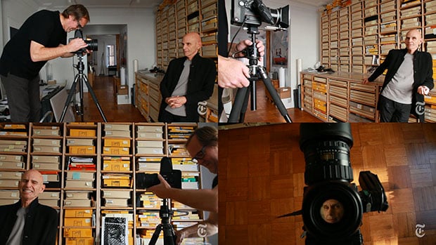 Photographing a Photographer: Shooting a Portrait of Joel Meyerowitz for the NYT joelportrait