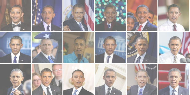 A Time Lapse of President Obama with Photos from the Past Four Years obama