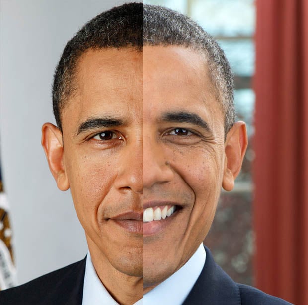 A Closer Look at Obamas New Official Presidential Portrait obamaaged