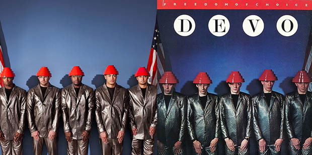 Famous Album Cover Photos Recreated with Famous Athletes MLB devo album cover side by side