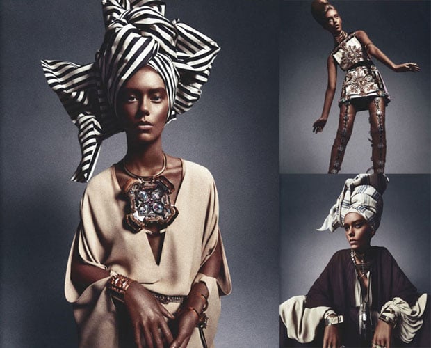 Fashion Mag Uses Photos of White Model to Illustrate African Queen Editorial africanqueen