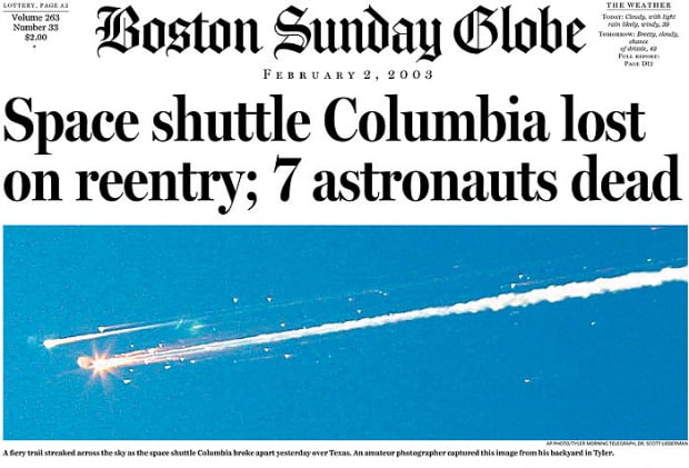 Ten Years Later: The Impact of The Tragic Columbia Space Shuttle Photo columbiadisaster
