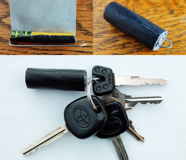 Have Gaffers Tape Always at the Ready by Making a DIY Keychain Fob gaffertapefob