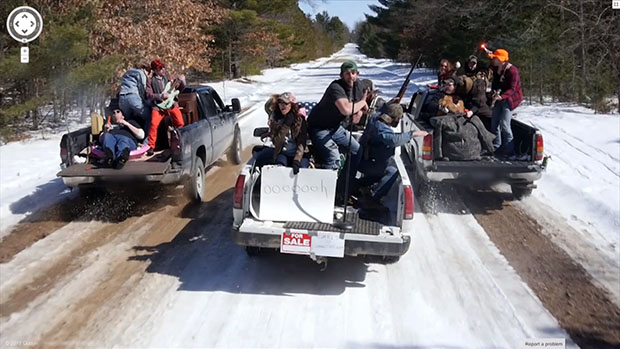 Band Makes Clever Music Video Through Google Street Views Cameras streetviewmusic