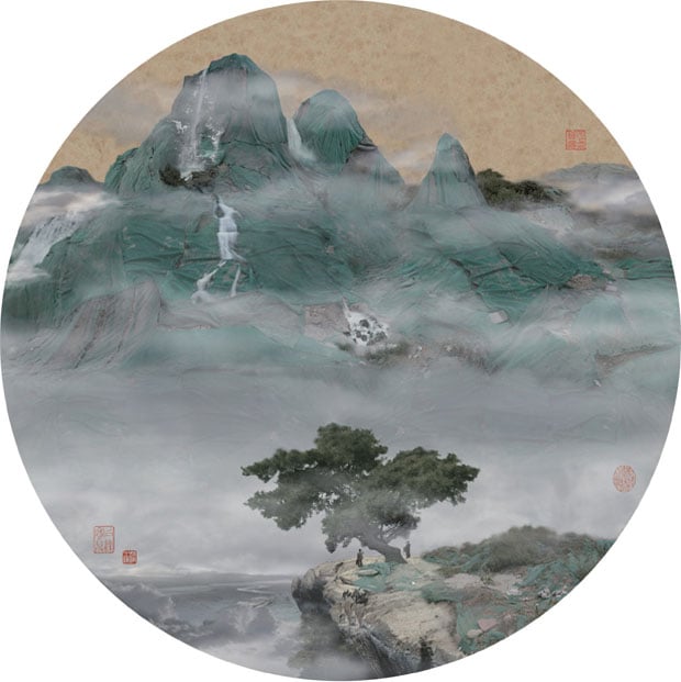 Photos of Trash Heaps Made to Look Like Chinese Landscape Paintings trashpaintings 4