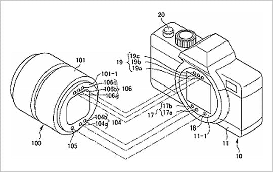 Nikon Patents an Illuminated Lens Mount, Dual Contacts, and a Hybrid Viewfinder nikondualpatent