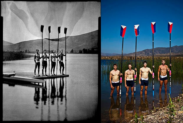 Olympic Athletes Photographed Using a Field Camera and 100 Year Old Lens ath5 mini